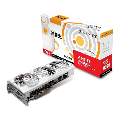 Sapphire Radeon RX 7800 XT 16GB PURE videokártya (11330-03-20G)