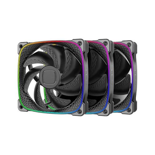 Geometric Future Squama 2503B Triple Package hűtő ventilátor 120mm fekete 3db (1F2503B312001)