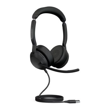   Jabra Evolve2 50 USB-A MS sztereó headset fekete (25089-999-999)