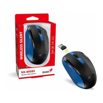   Genius NX-8008S vezeték nélküli csendes egér fekete-kék (31030028402)