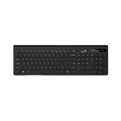 Genius SlimStar 7230 vezeték nélküli multimédiás billentyűzet fekete (31310021404)