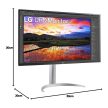 32" LG 32UP55NP-W LCD monitor