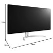 34" LG 34WK95UP-W LCD monitor