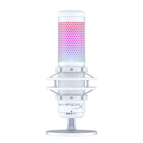 HyperX QuadCast S asztali mikrofon fehér (519P0AA)