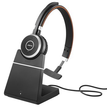   Jabra Evolve 65 SE LINK380A UC Mono headset + töltőállvány (6593-833-499)