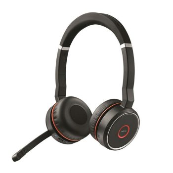   Jabra Evolve 75 SE LINK380A MS sztereó headset fekete-piros (7599-842-109)