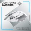 Logitech G502 X Lightspeed Gaming egér fehér (910-006189 / 910-006181)