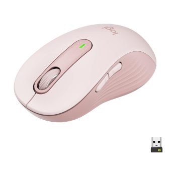   Logitech Signature M650 L nagy vezeték nélküli egér rózsaszín (910-006237)