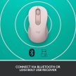 Logitech Signature M650 közepes vezeték nélküli egér rózsaszín (910-006254)