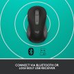 Logitech Signature M650 nagyméretű for Business vezeték nélküli egér grafitszürke (910-006348)
