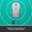Logitech Signature M650 nagyméretű for Business vezeték nélküli egér piszkosfehér (910-006349)