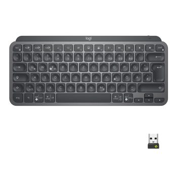   Logitech MX Keys Mini német billentyűzet üzleti használatra grafitszürke (920-010597)