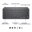 Logitech MX Keys Mini német billentyűzet üzleti használatra grafitszürke (920-010597)