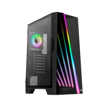   Aerocool Mirage (Mirage-G-BK-v1) táp nélküli ablakos ház fekete (ACCM-PB25013.11)