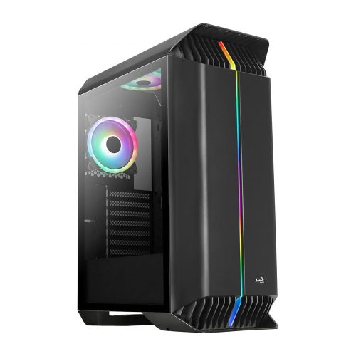Aerocool Gladiator Duo (Duo-G-BK-v1) táp nélküli ablakos ház fekete (ACCM-PB27033.11)