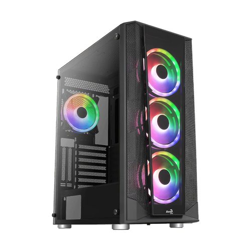 AeroCool Prism-G-BK-v2 táp nélküli ablakos ház fekete (ACCM-PB29043.11)