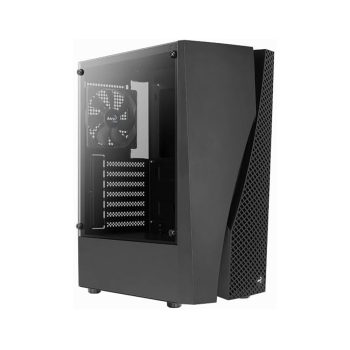   Aerocool Wave (Wave-G-BK-v1) táp nélküli ablakos ház fekete (ACCM-PV35013.11)