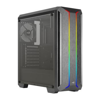  Aerocool Skyline ARGB (Skyline-A-BK-v1) táp nélküli ablakos ház fekete (ACCM-PV39012.11)