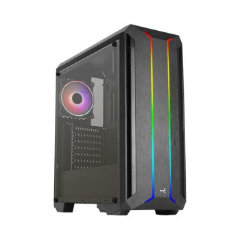   Aerocool Skyline ARGB (Skyline-A-BK-v2) táp nélküli ablakos ház fekete (ACCM-PV39112.11)