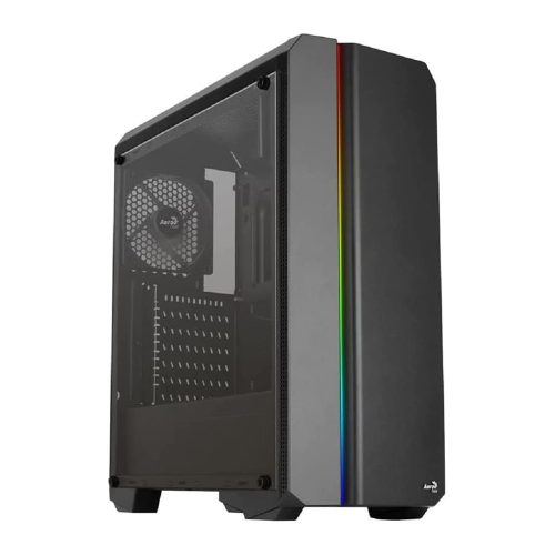 Aerocool Genesis ARGB (Genesis-A-BK-v1) táp nélküli ablakos ház fekete (ACCM-PV40012.11)