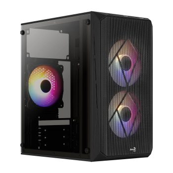   Aerocool CS-107 (CS-107-A-BK-v2) táp nélküli Micro ATX ház fekete (ACCS-PC14032.11)