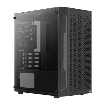   Aerocool Trinity Mini-G-BK-v1 táp nélküli ablakos Micro ATX ház fekete (ACCS-PV32013.11)