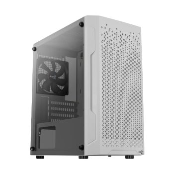   Aerocool Trinity Mini-G-WT-v1 táp nélküli ablakos Micro ATX ház fehér (ACCS-PV32013.21)