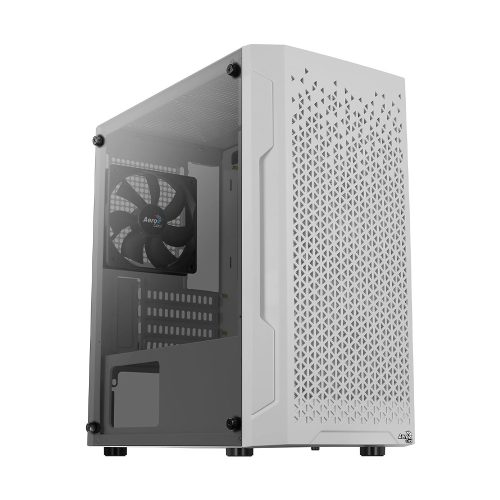 Aerocool Trinity Mini-G-WT-v1 táp nélküli ablakos Micro ATX ház fehér (ACCS-PV32013.21)