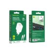 BOROFONE BN3 PREMIUM FALI TÖLTŐ - C TÍPUS - QC 3.0 PD 2.0 20W, C TÍPUSTÓL LIGHTNING KÁBELIG FEHÉR