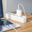 BOROFONE BN4 POTENCIÁLIS FALI TÖLTŐ - USB + TYPE C - QC 3.0 PD 2.0 20W FEHÉR