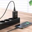 BOROFONE BN2 SUPER FALI TÖLTŐ - 2XUSB - 2.1A USB-LIGHTNING KÁBELLEL, Fekete