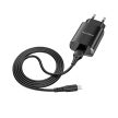 BOROFONE BN1 INNOVATÍV FALI TÖLTŐ - USB - 2.1A USB-LIGHTNING KÁBELLEL, Fekete