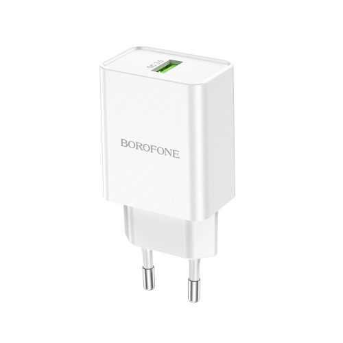 BOROFONE BN5 JINGRUI FALI TÖLTŐ - USB - QC 3.0 18W FEHÉR