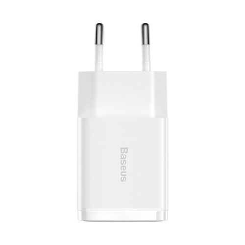 BASEUS COMPACT FALI TÖLTŐ - 2XUSB - 10,5 W (CCXJ010202) FEHÉR