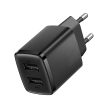 BASEUS COMPACT FALI TÖLTŐ - 2XUSB - 10,5 W (CCXJ010202) Fekete