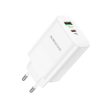 BOROFONE BN10 SUNLIGHT FALI TÖLTŐ - USB + TYPE C - QC 3.0 PD 65W FEHÉR
