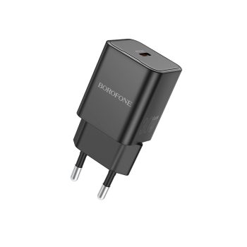   BOROFONE BN13 SAFETY GAN HÁLÓZATI TÖLTŐ - C TÍPUSÚ - PD 30W Fekete