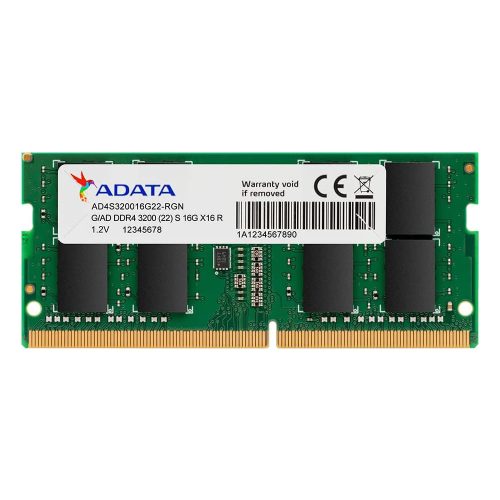 16GB 3200MHz DDR4 Notebook RAM ADATA CL22 (AD4S320016G22-SGN)