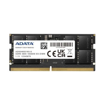 16GB 4800MHz DDR5 Notebook RAM ADATA CL40 (AD5S480016G-S)