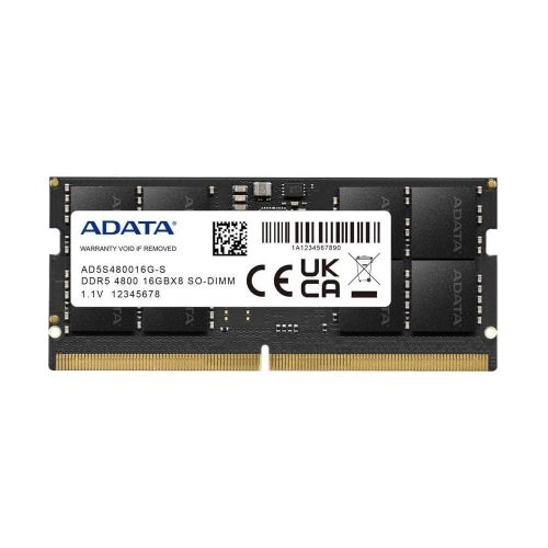 16GB 4800MHz DDR5 Notebook RAM ADATA CL40 (AD5S480016G-S)