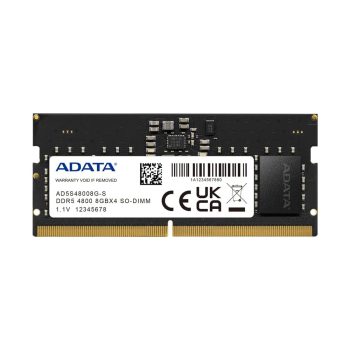 8GB 4800MHz DDR5 Notebook RAM ADATA CL40 (AD5S48008G-S)