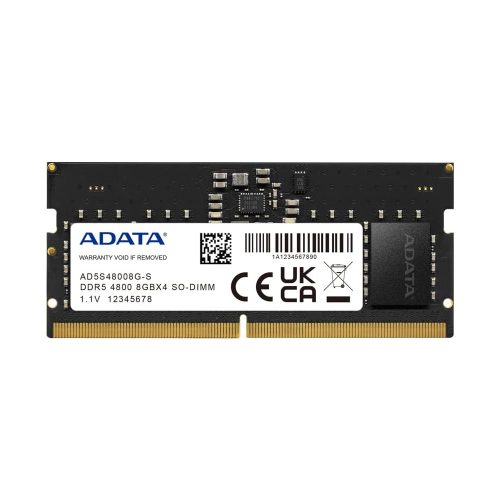 8GB 4800MHz DDR5 Notebook RAM ADATA CL40 (AD5S48008G-S)