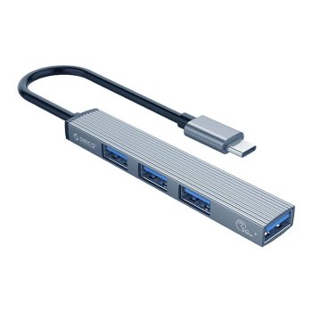 Orico 1x USB 3.0 + 3x USB 2.0 Hub szürke (AH-13-GY)