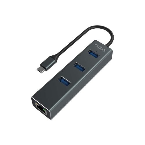 Savio AK-58 3x USB 3.0 Hub + Ethernet