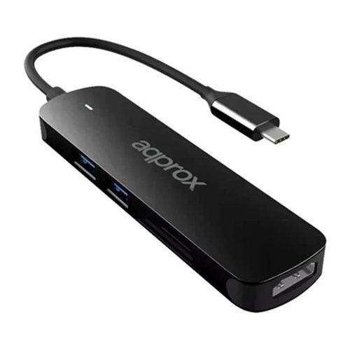 Approx 2 portos USB 3.0 Hub + 1x HDMI + kártyaolvasó (APPC45)
