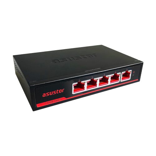 Asustor 5 portos 2.5Gbps switch (ASW205T)