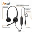 Axtel Elite HDvoice MS HD duo sztereó headset (AXH-EHDMSD)