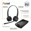 Axtel Prime X1 duo vezeték nélküli sztereó headset (AXH-PRX1D)