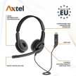 Axtel Voice USB28 HD duo sztereó headset (AXH-V28USBD)