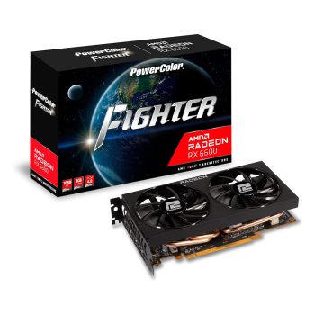   PowerColor Radeon RX 6600 Fighter 8GB videokártya (AXRX 6600 8GBD6-3DH)